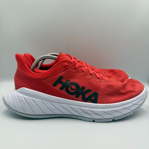 Hoka One One Other - Hoka One One Carbon X 2 Men's Size 12.5 D Red White Running Shoes Sneakers